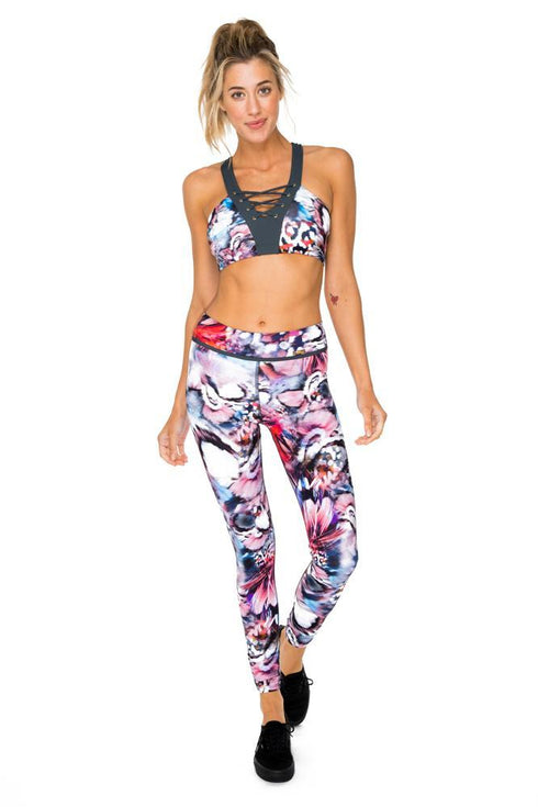 Luli Fama Cienfuegos Grommet T-Back Sports Bra